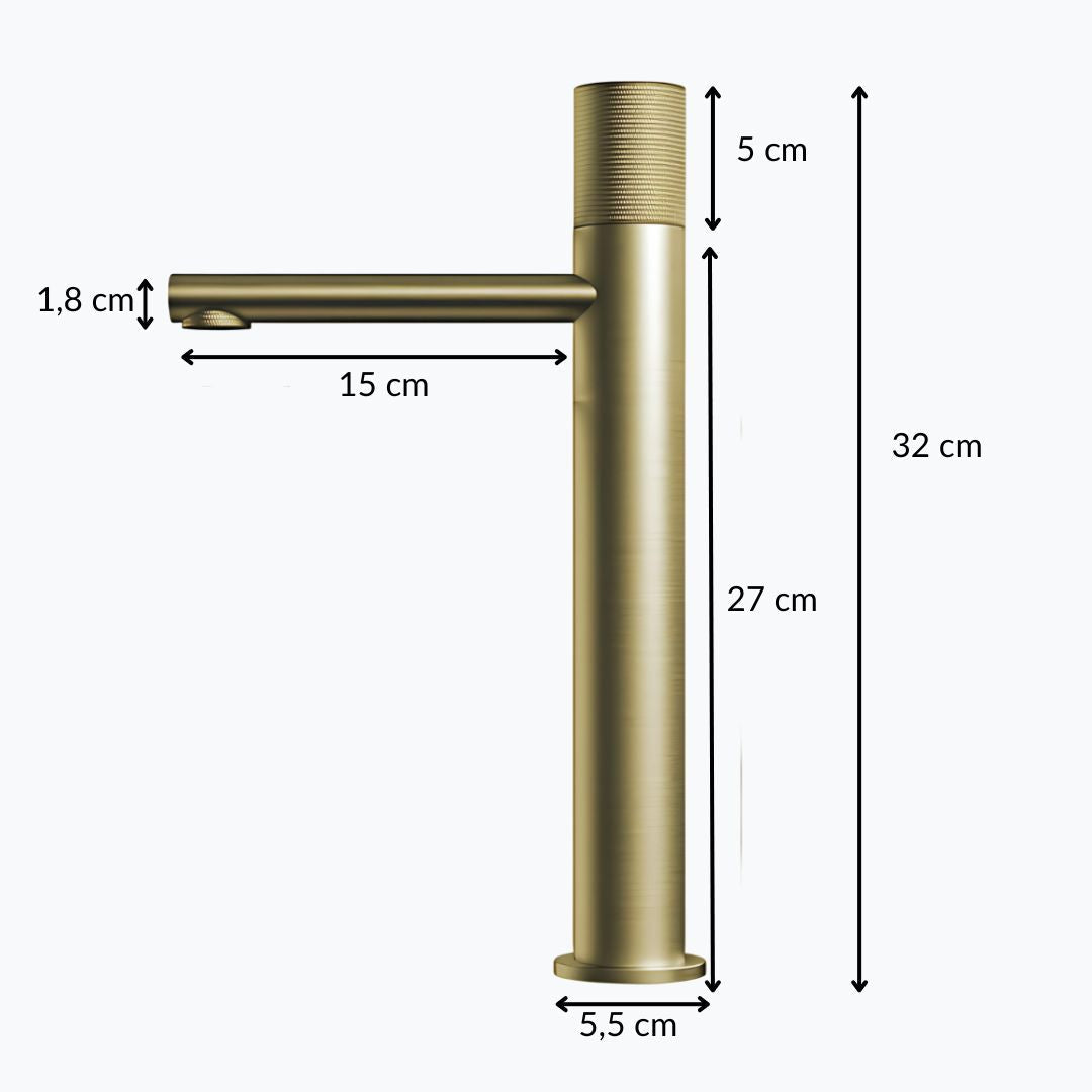Robinet vasque salle de bain - Design - Or Rose