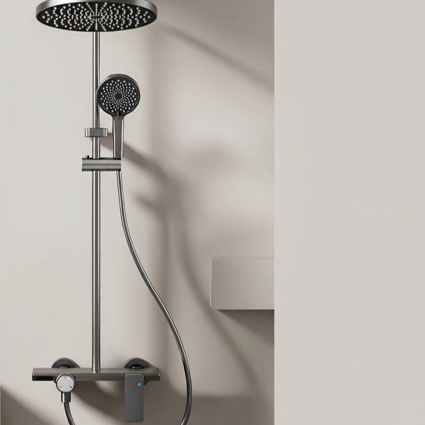 Colonne de douche multi-jet 3 Voies - Gris mat