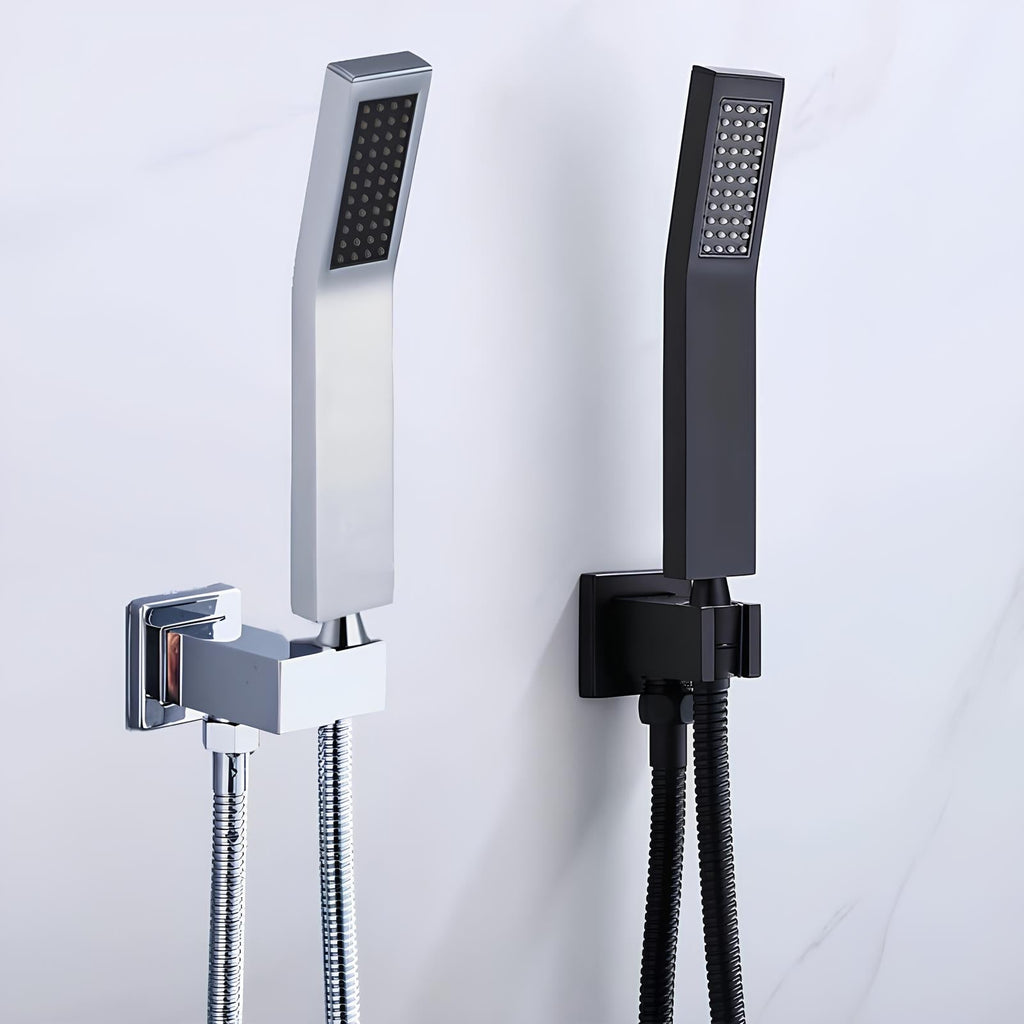 Robinet baignoire rectangle - design - Noir