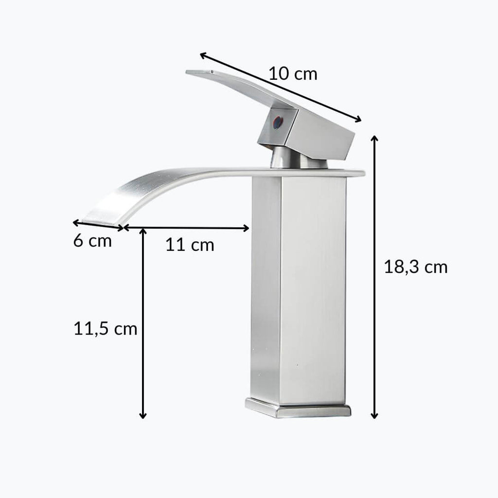 Robinet cascade lavabo - Style classique - Or