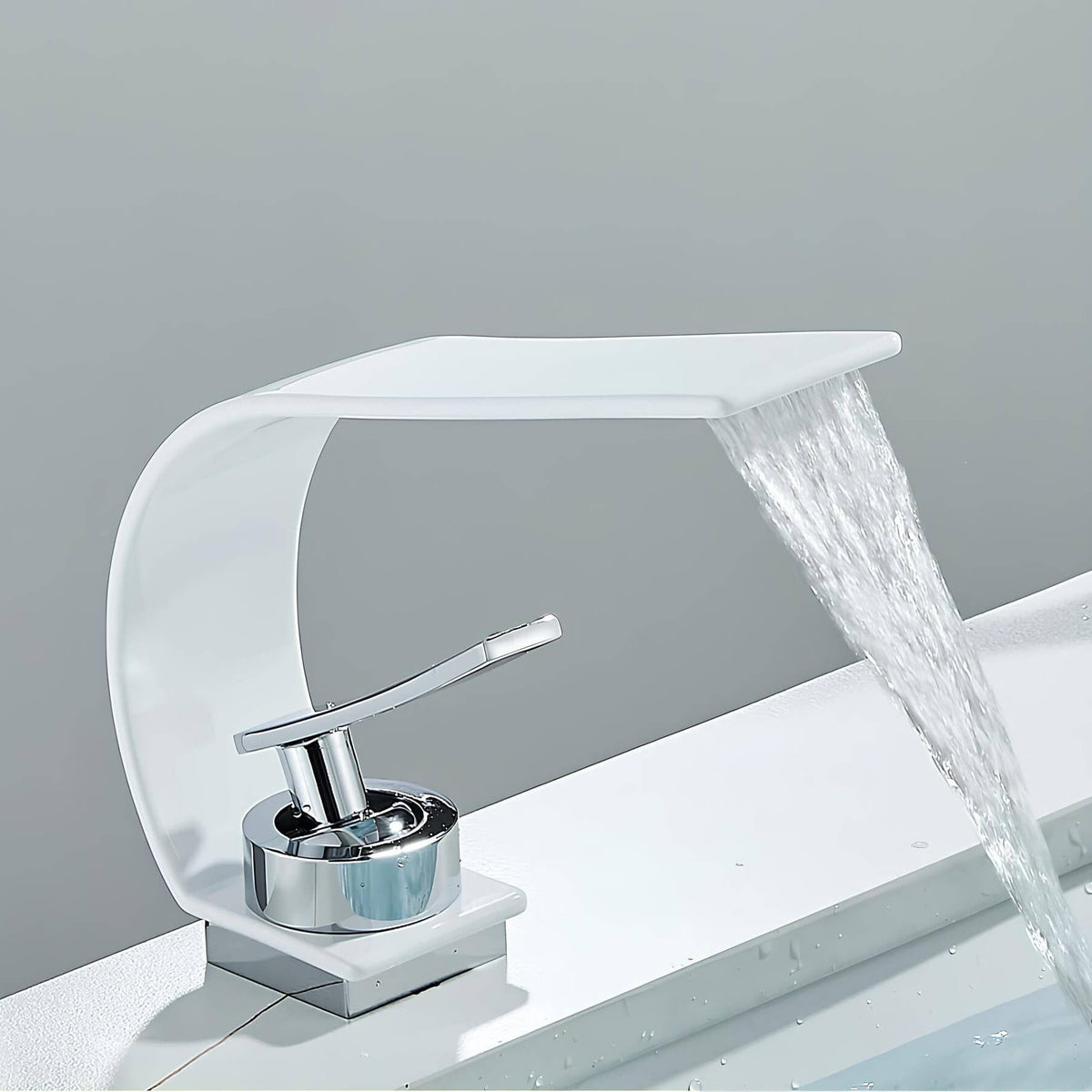Robinet cascade design extra-fin - Chrome