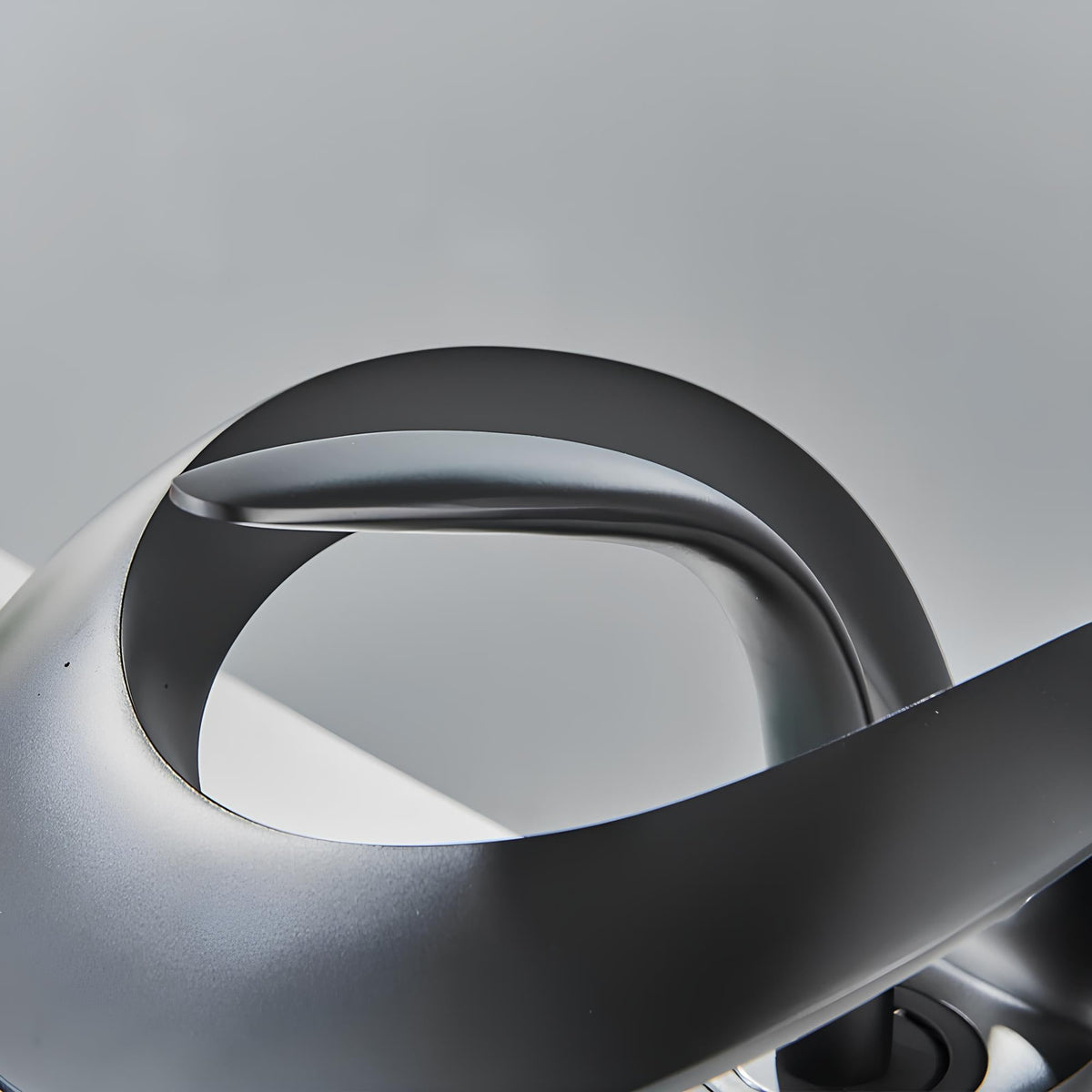 Robinet cascade pour lavabo - Gris mat