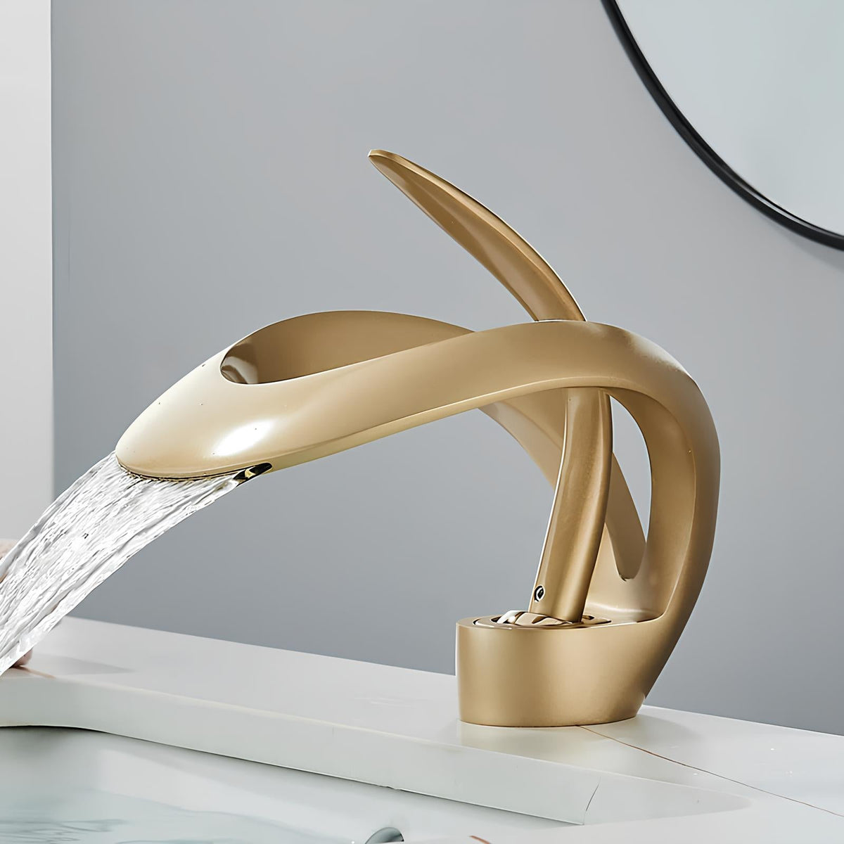 Robinet cascade pour lavabo - Chrome