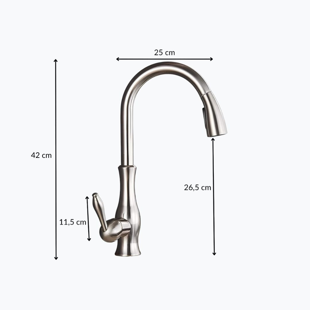 Robinet douchette pour évier - Chrome