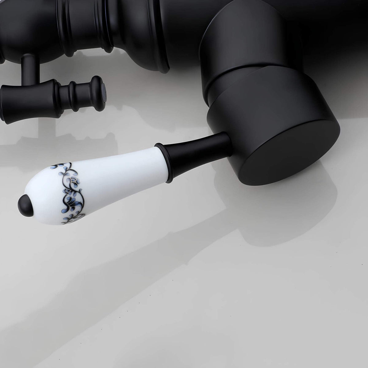 Robinet cuisine douchette - mitigeur en laiton avec ressort flexible et double jet - Or et chrome