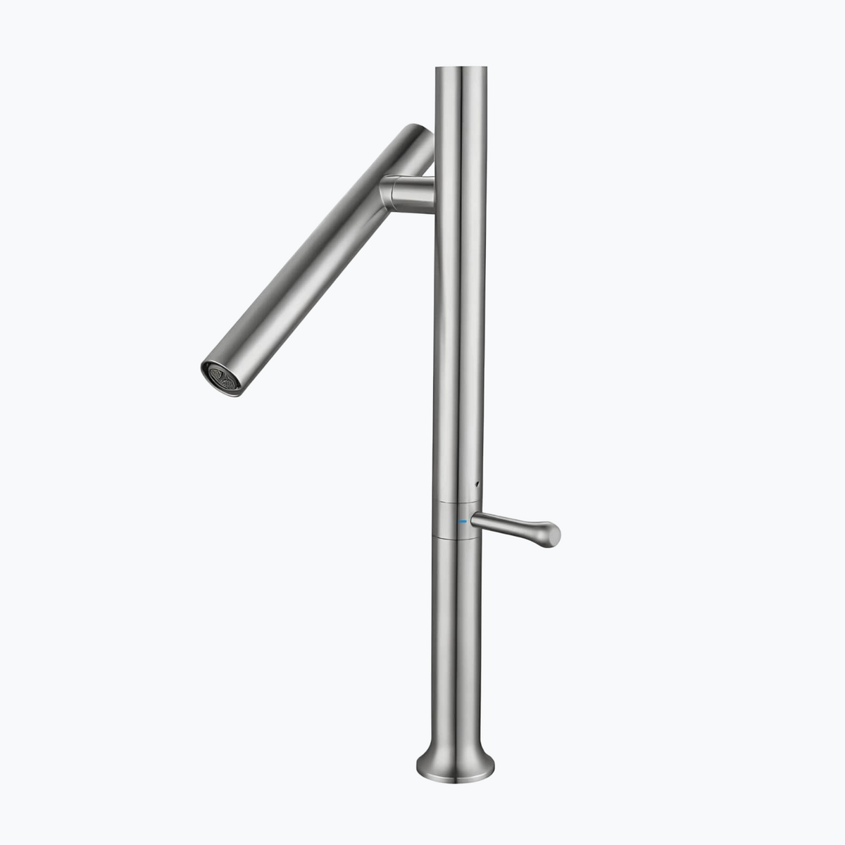 Robinet cuisine inox 304 - mitigeur à bec rotatif 360° - Gris clair