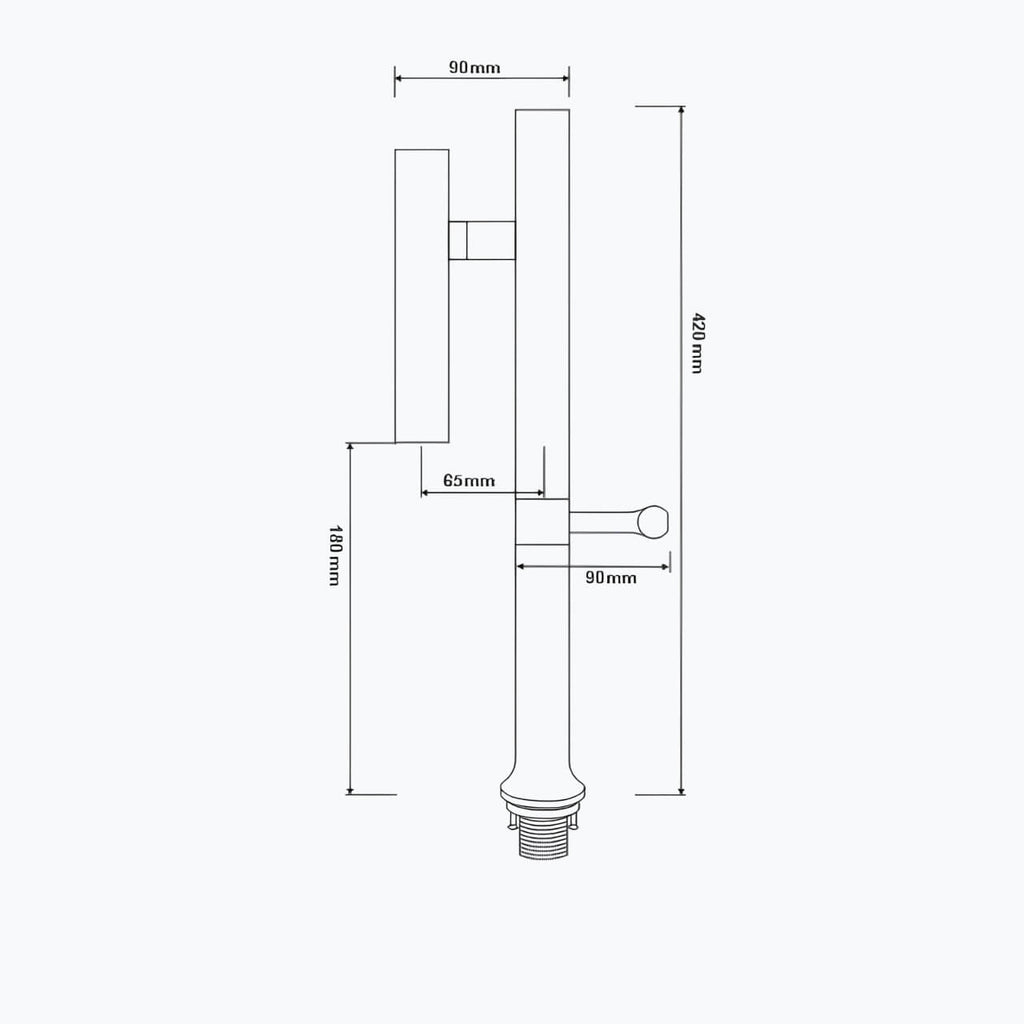 Robinet cuisine inox 304 - mitigeur à bec rotatif 360° - Gris clair