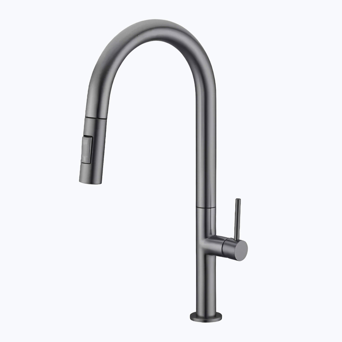 Robinet de cuisine avec douchette extractible design - Gris