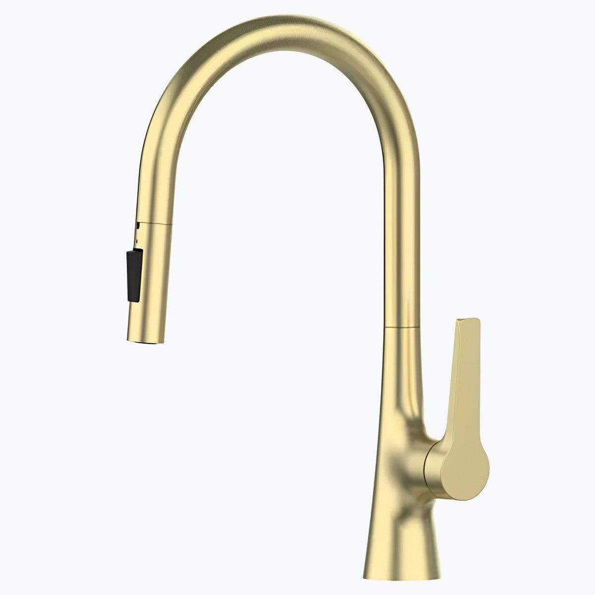 Robinet de cuisine douchette à bec extractible deux jets - Chrome