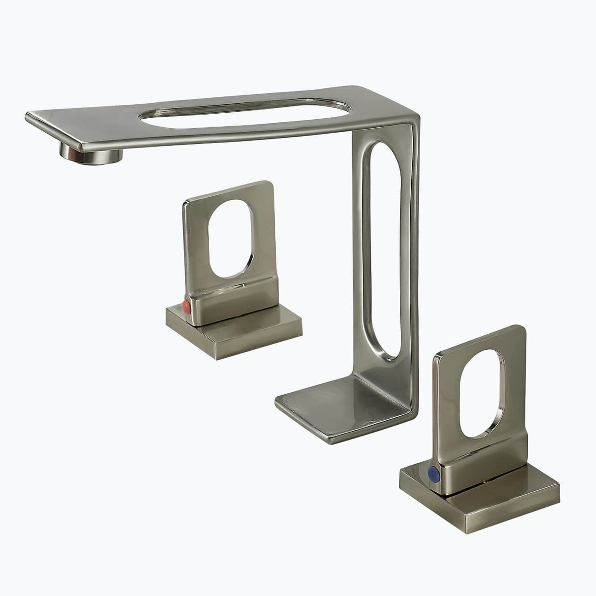 Robinet de lavabo 3 pièces - Gris