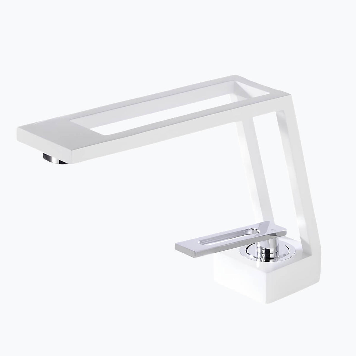 Robinet de lavabo - Design contemporain - Gris