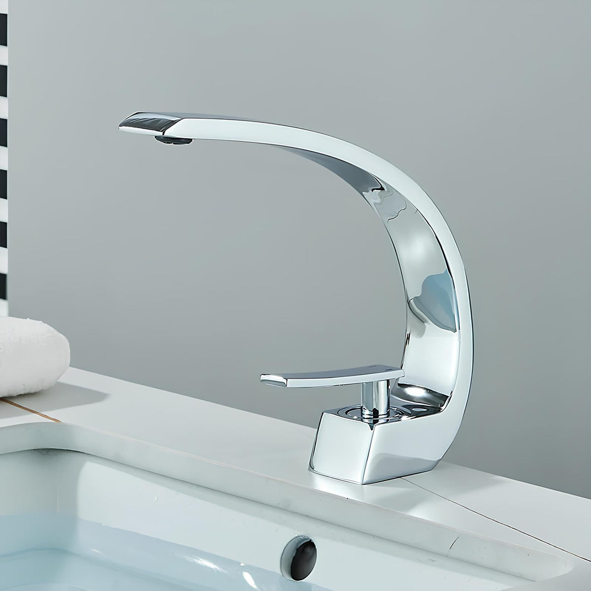 Robinet de lavabo luxe - Chrome