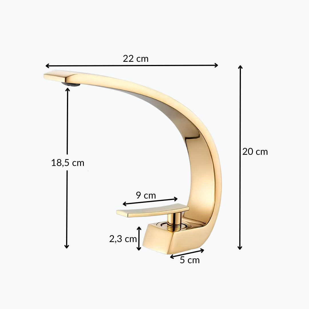 Robinet de lavabo luxe - Chrome