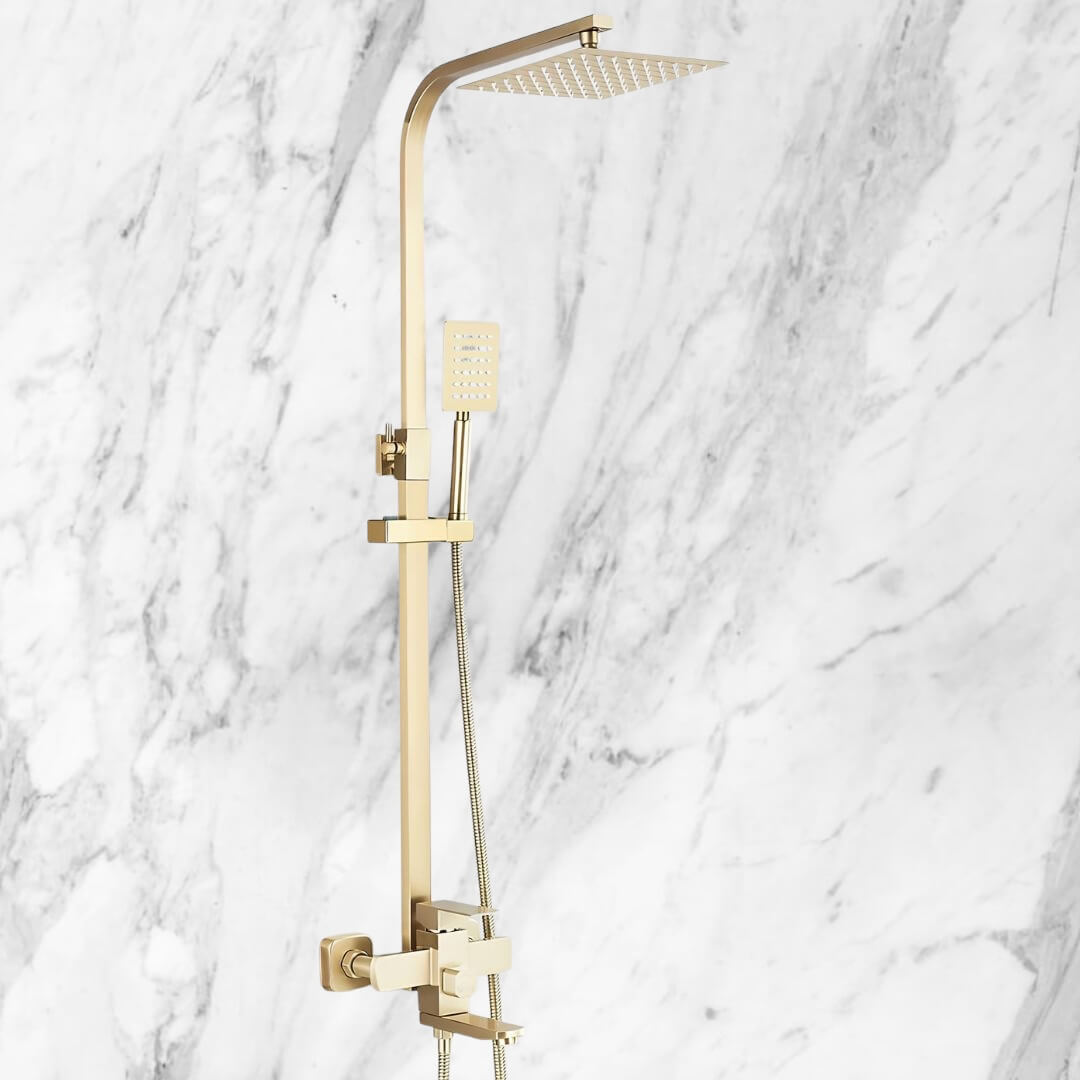 Robinet douche 3-en-1 avec bec pivotant - Chrome