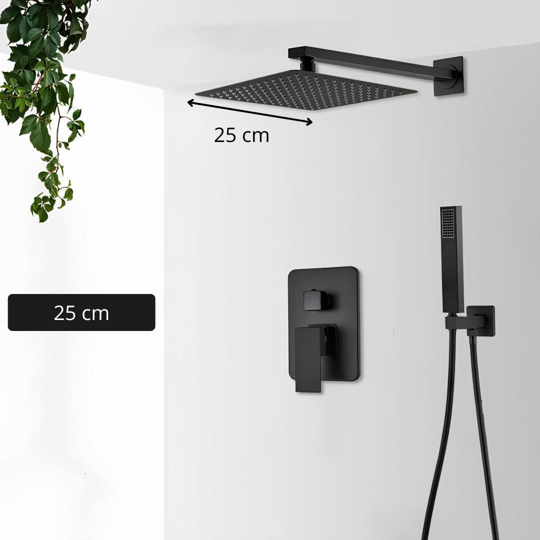 Robinet douche encastré avec cascade - 40 cm
