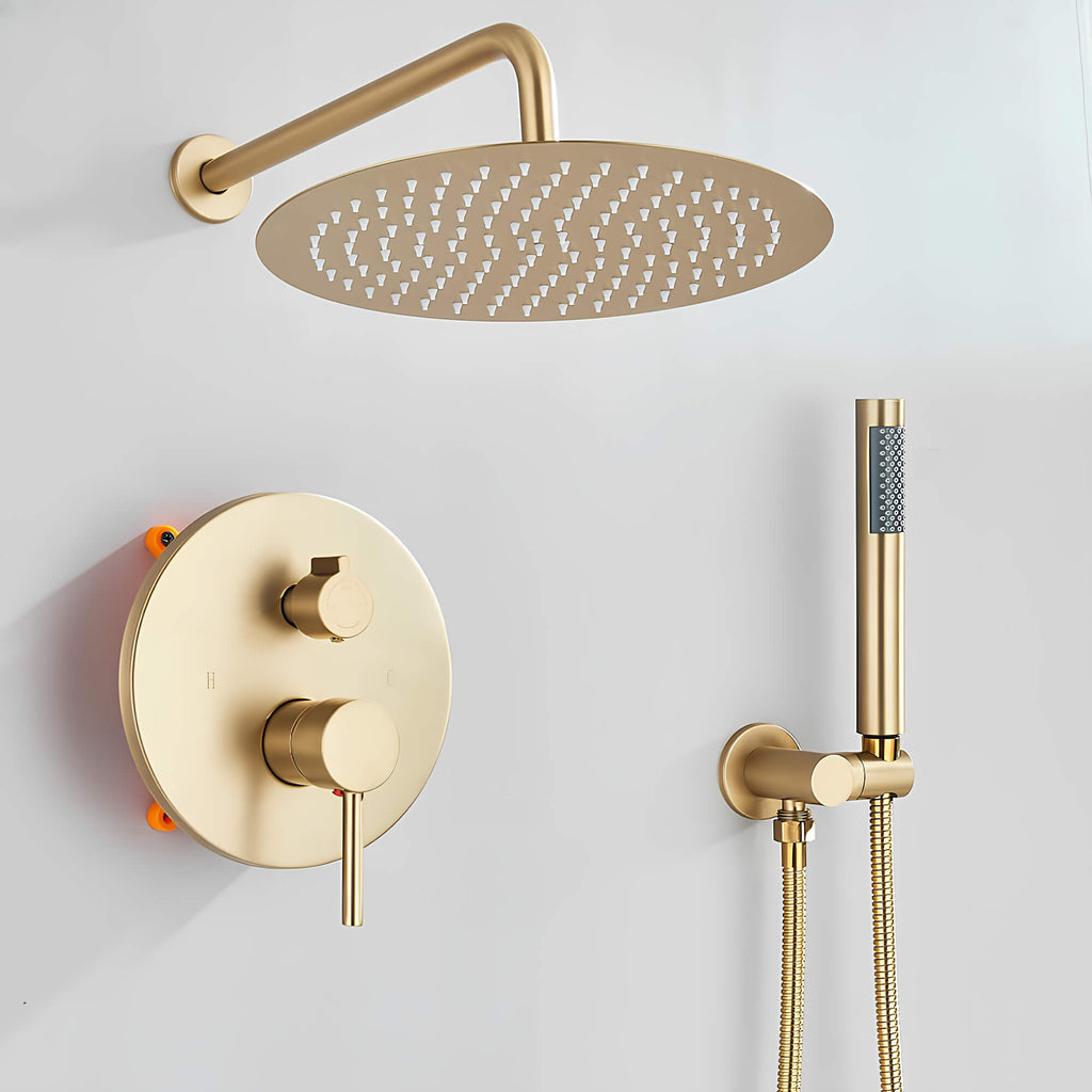 Robinet douche encastré rond - 40 cm de diamètre
