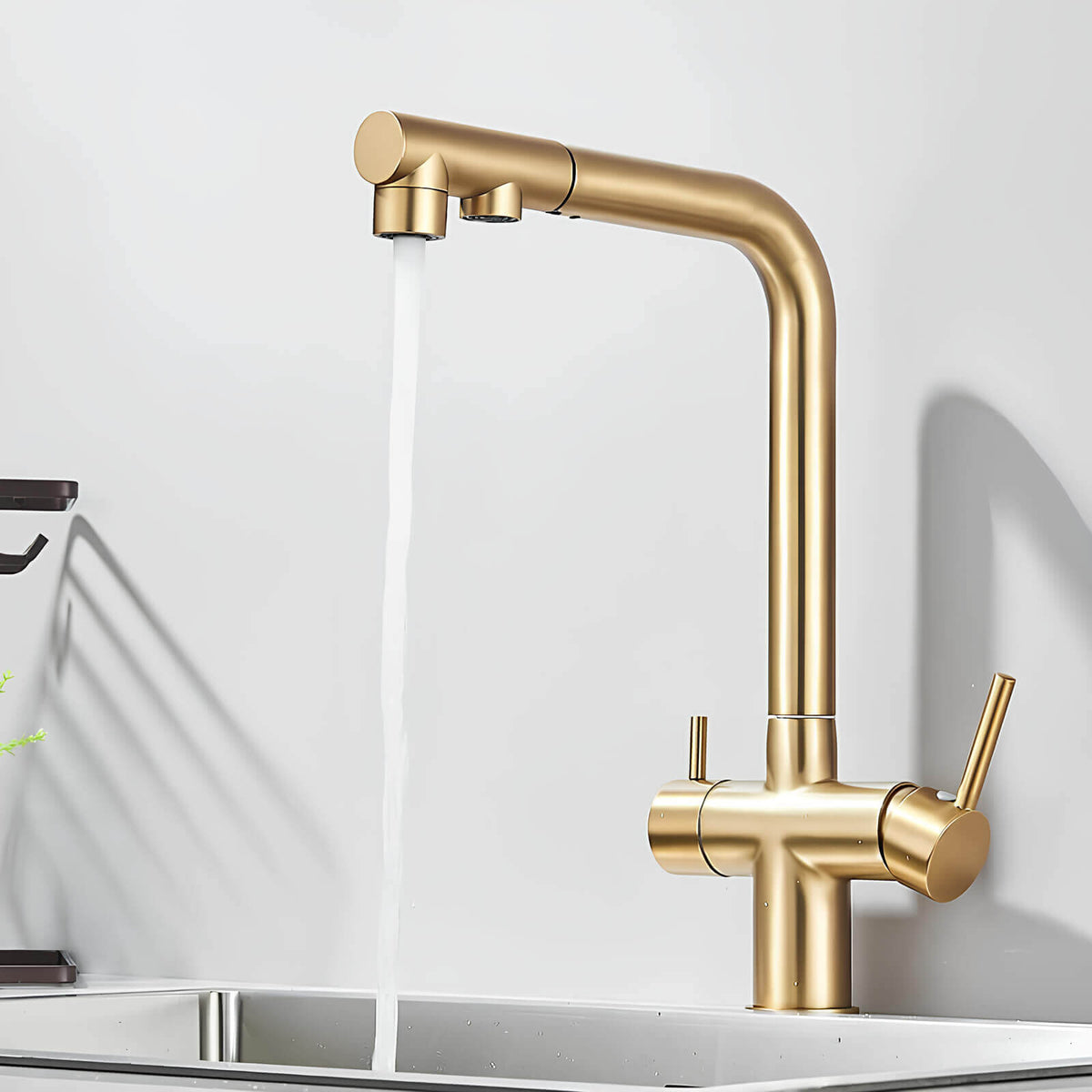 Robinet douchette filtration 3 en 1 - Noir