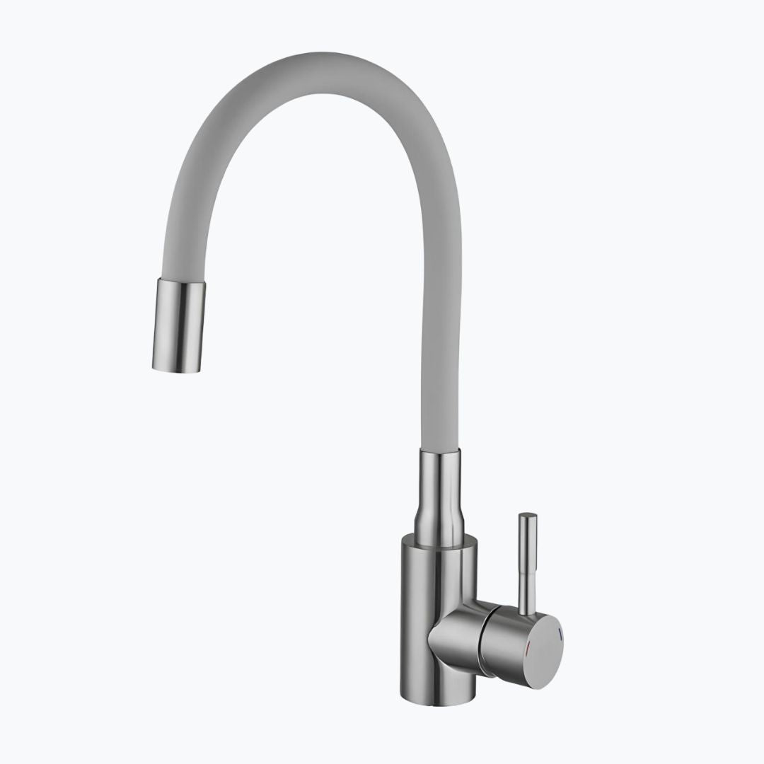 Robinet douchette flexible avec col coloré - Bleu