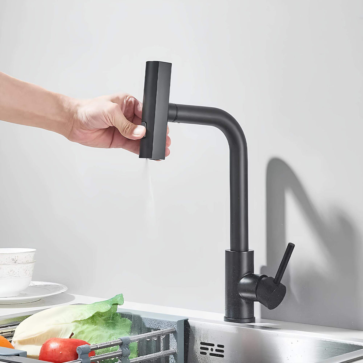 Robinet douchette - rotation 360° - Chrome