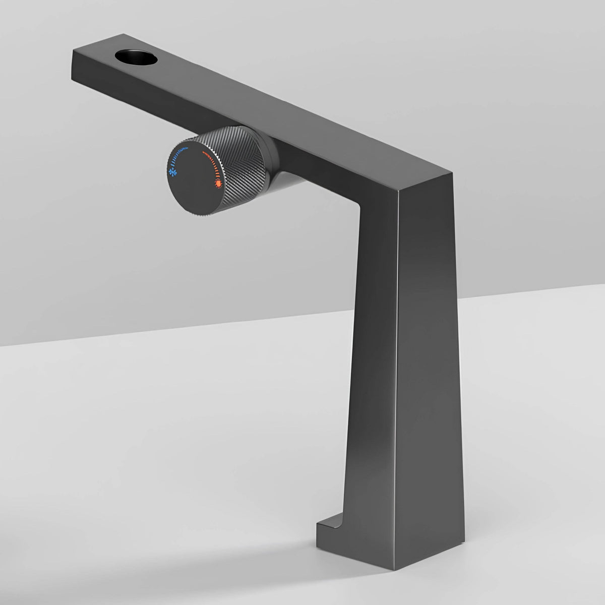 Robinet en laiton brossé - mitigeur design innovant - Chrome