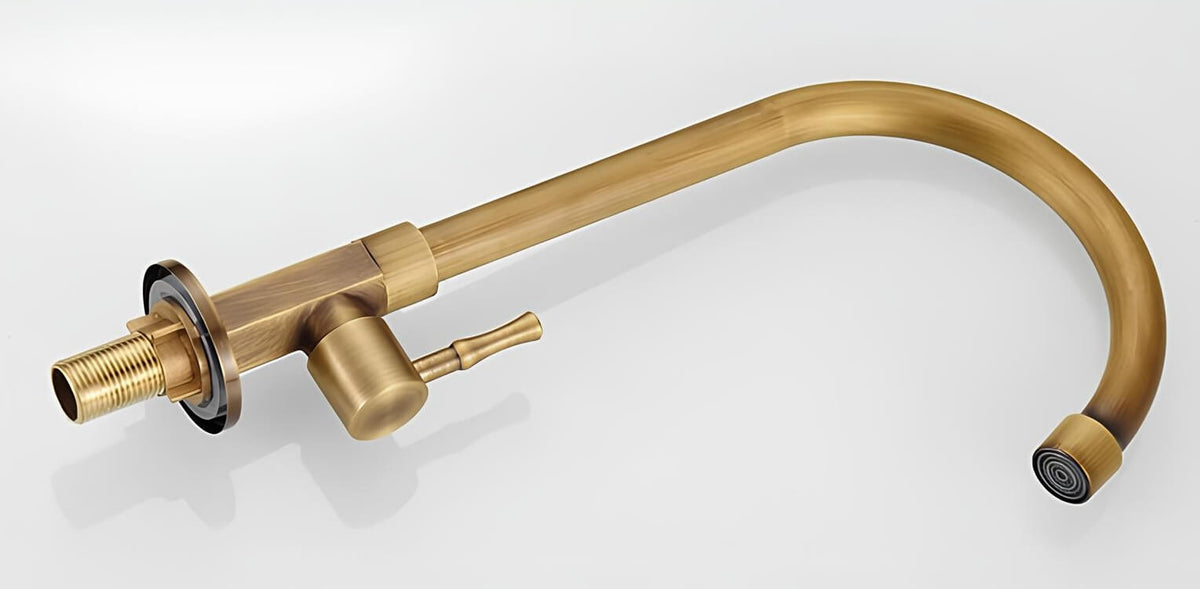 Robinet évier cuisine eau froide - Bronze antique