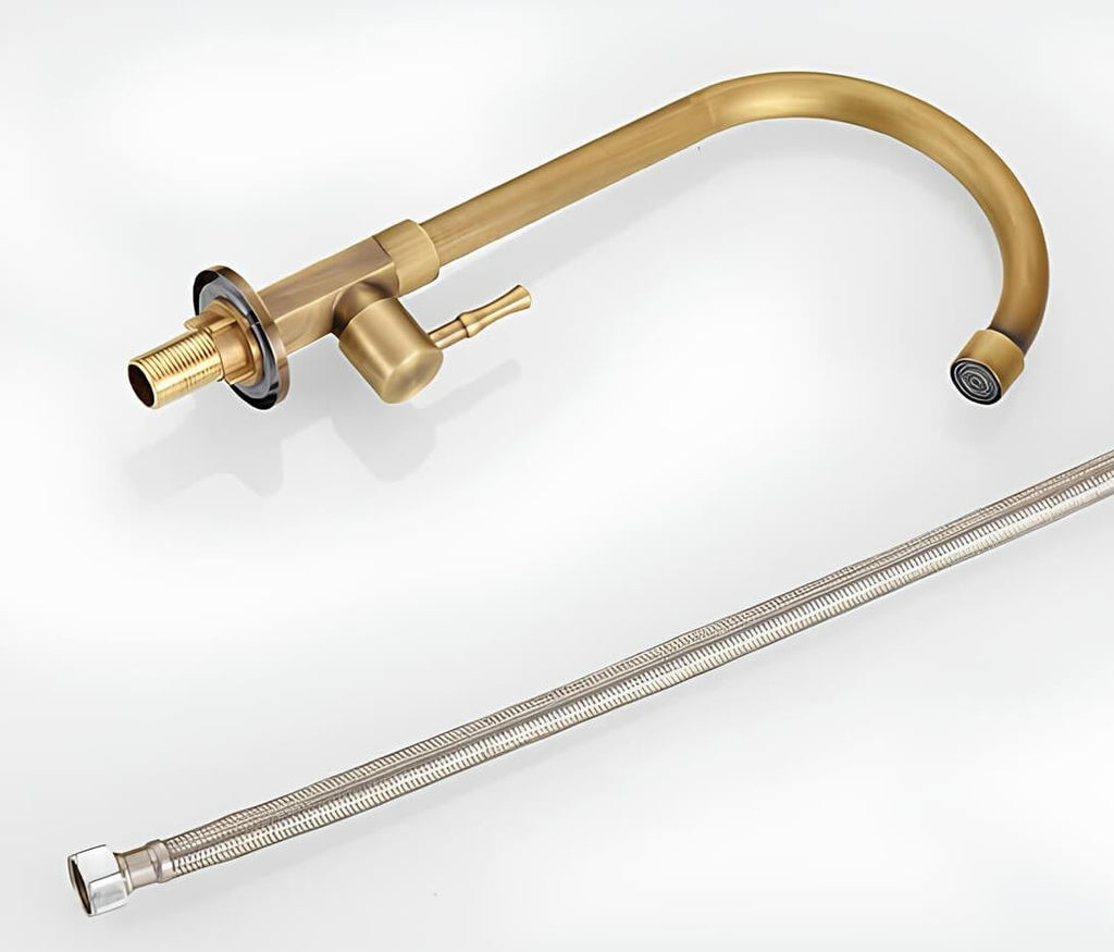 Robinet évier cuisine eau froide - Bronze antique
