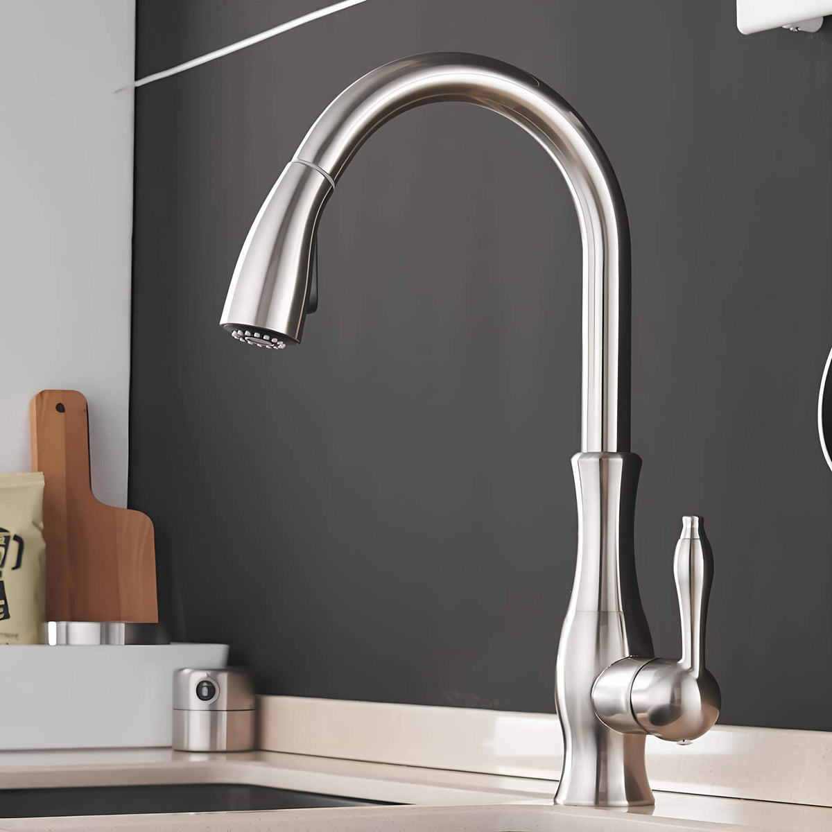 Robinet douchette pour cuisine prestige - Chrome