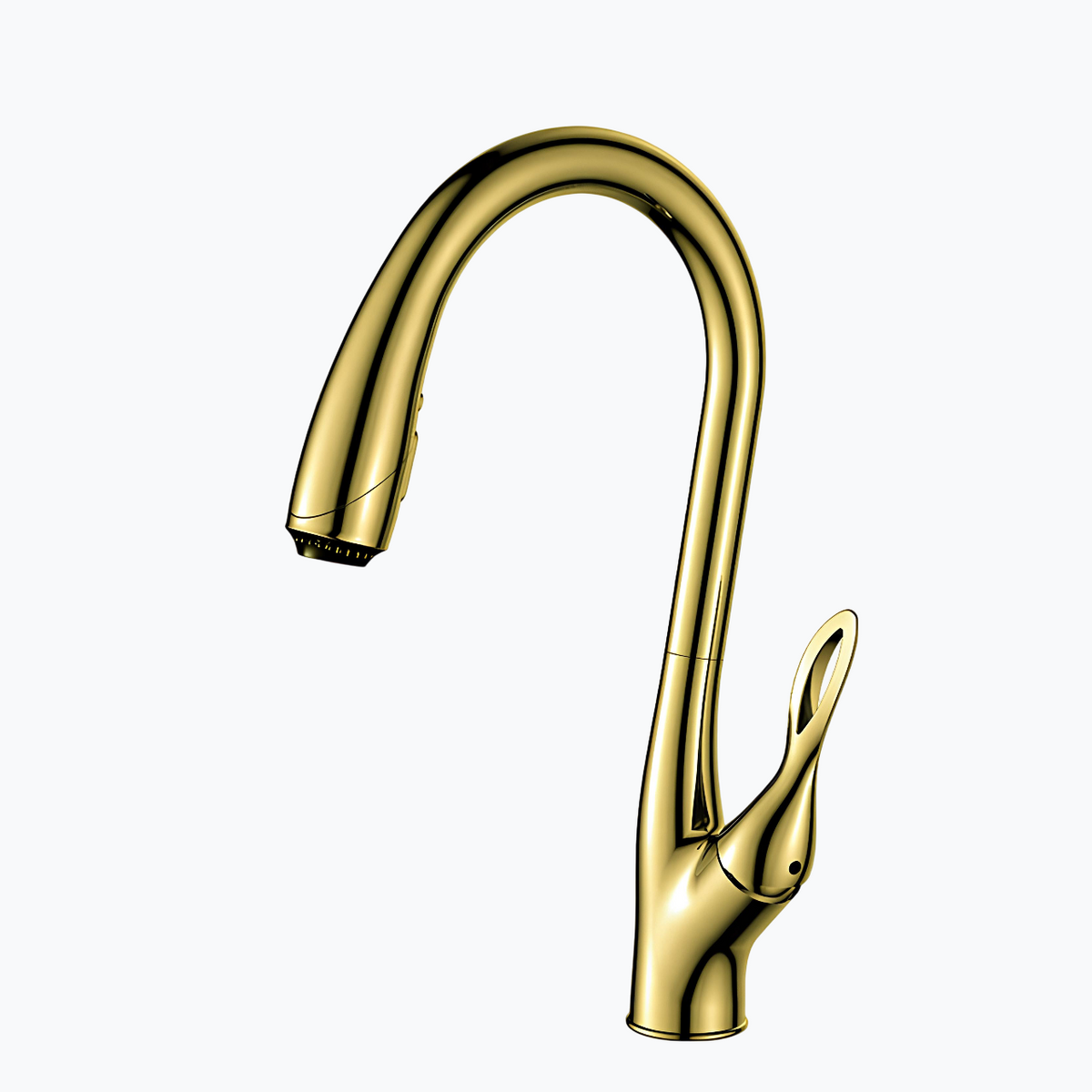 Robinet douchette évier - design luxueux - Or