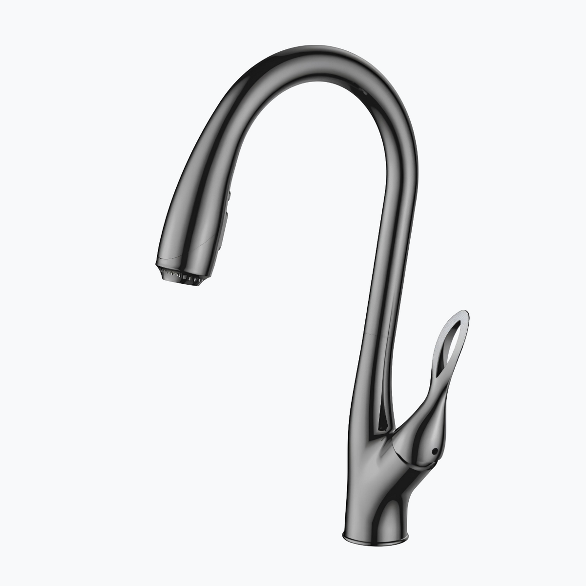 Robinet douchette évier - design luxueux - Or