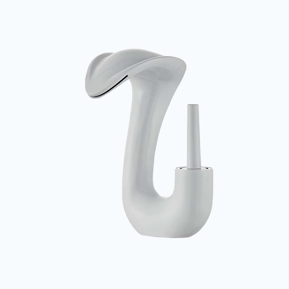 Robinet lavabo cascade compact - mitigeur design en laiton - Or