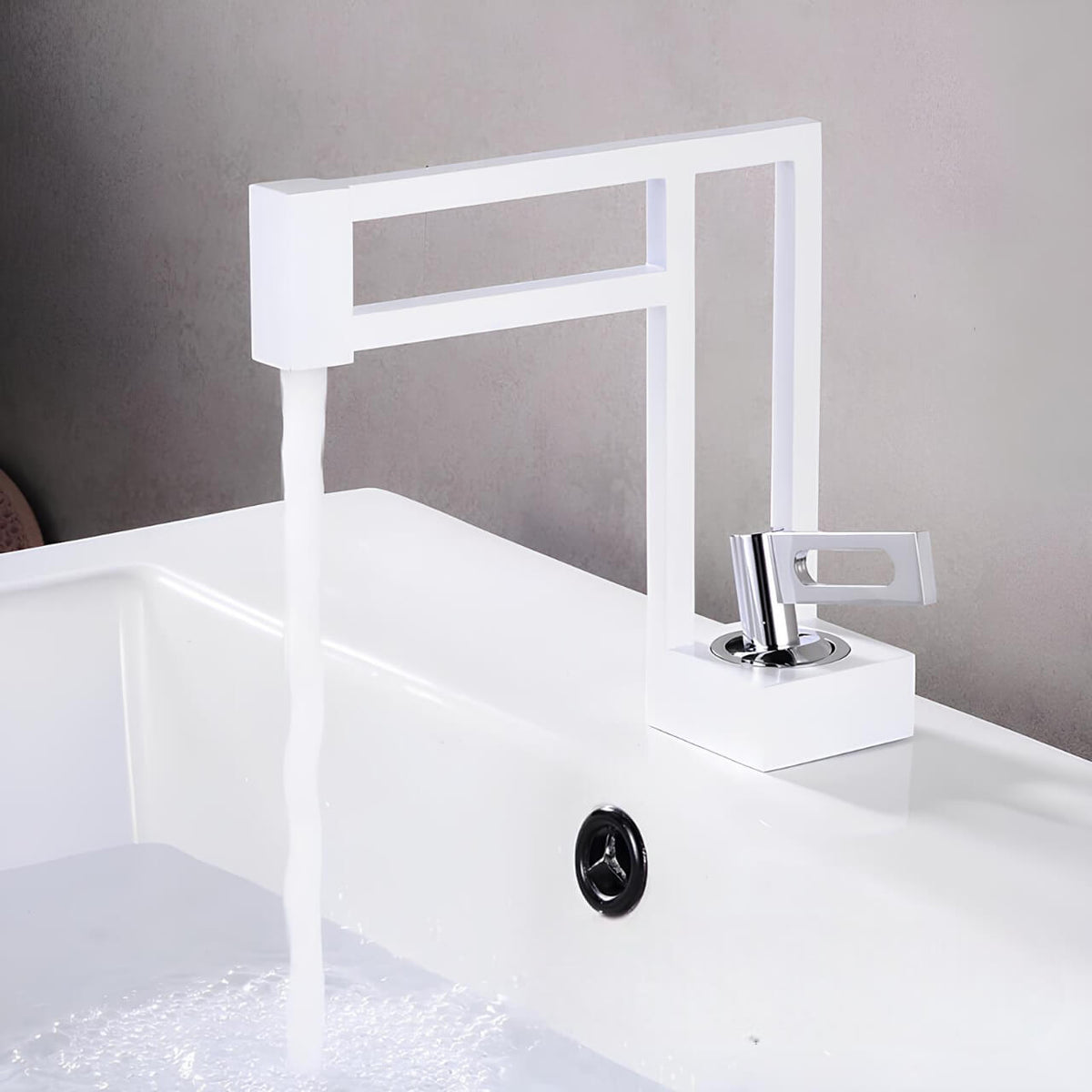 Robinet lavabo cascade -Design moderne - Or