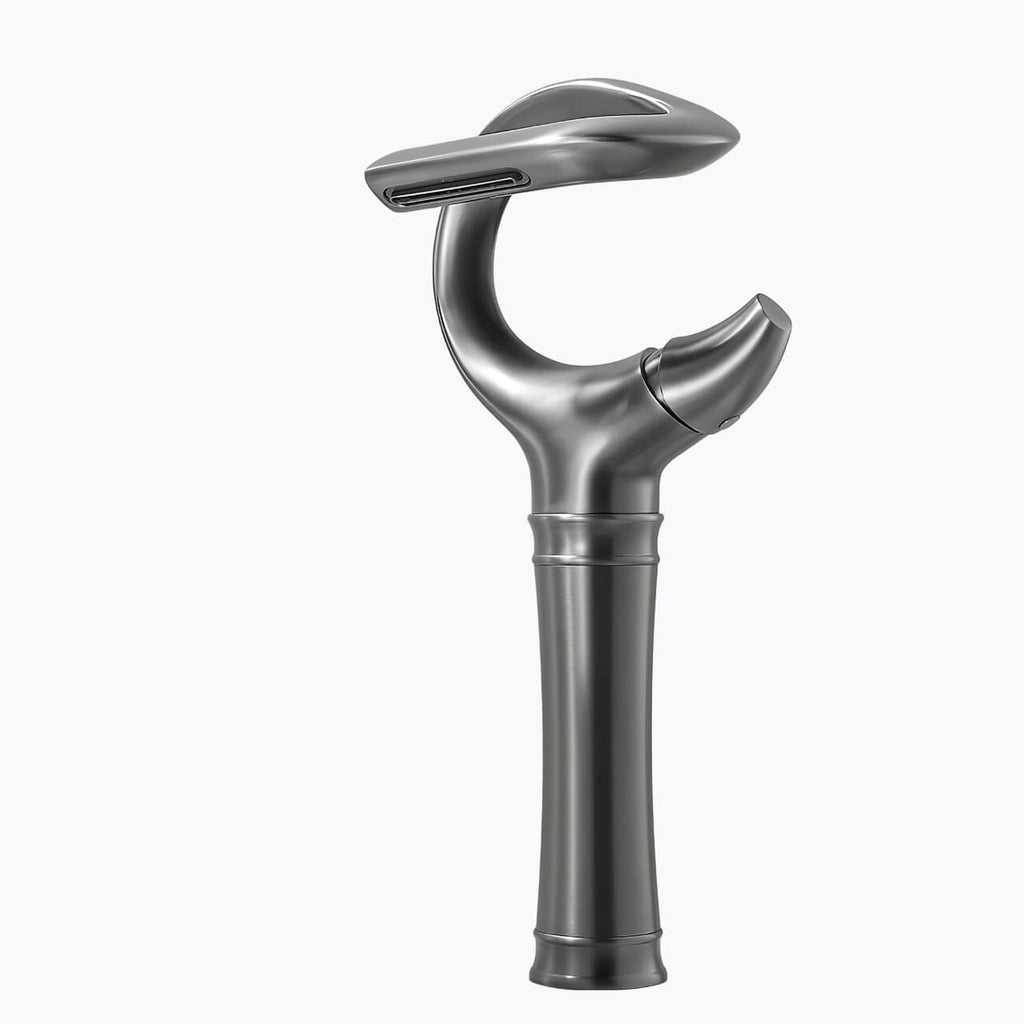 Robinet lavabo cascade - version vasque - Noir