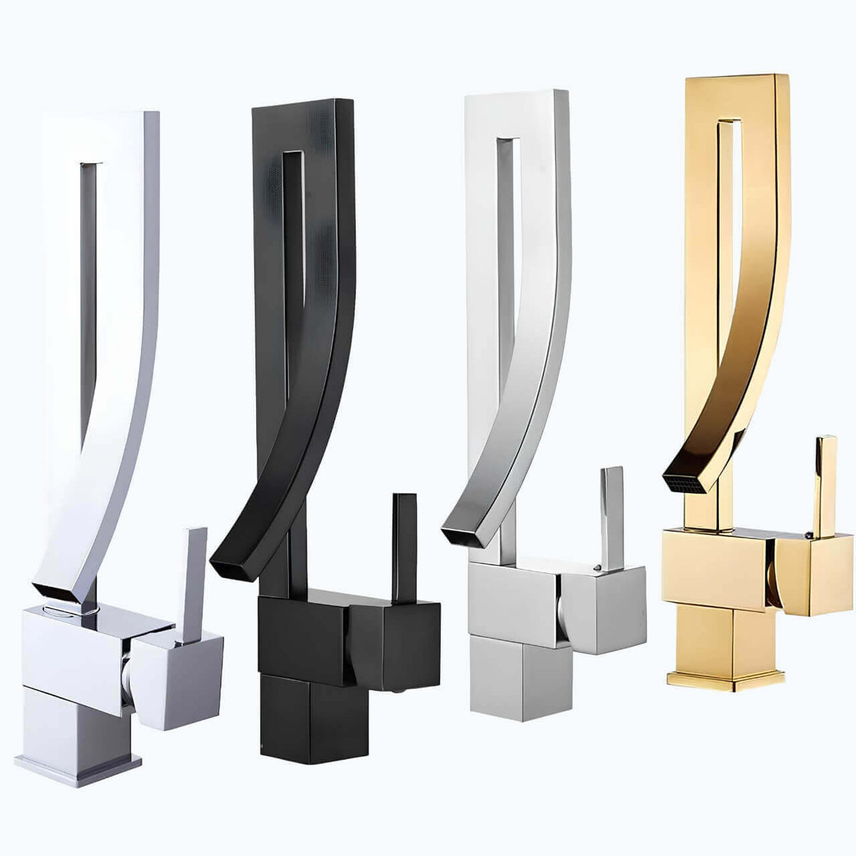 Robinet vasque design - Élégance intemporelle - Chrome