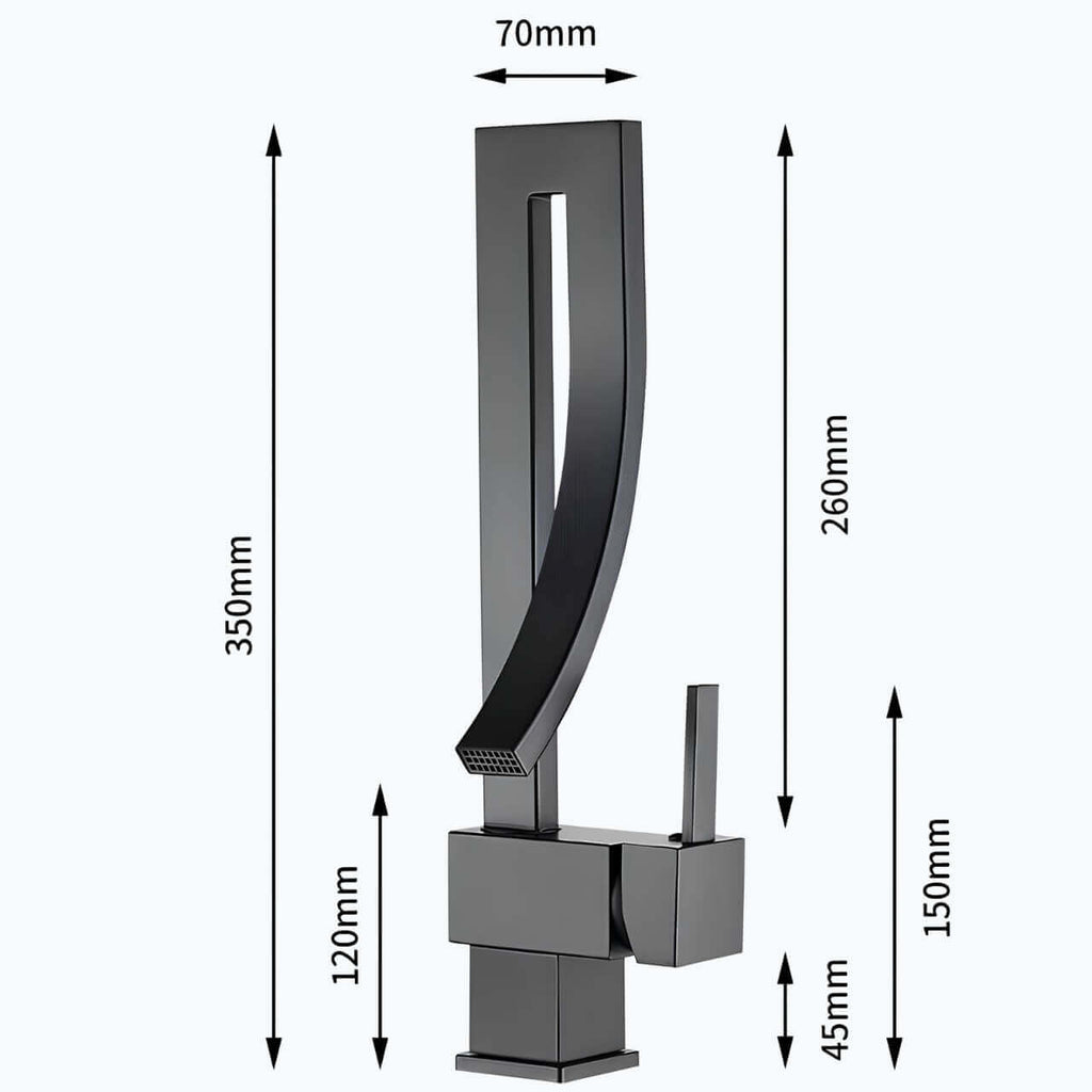 Robinet vasque design - Élégance intemporelle - Or