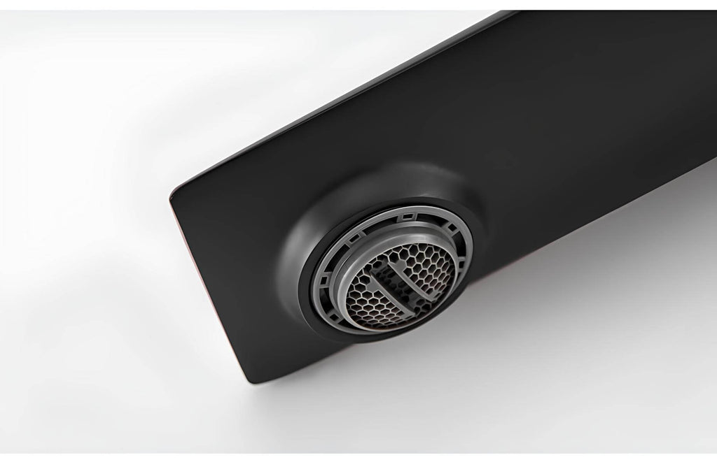 Robinet de lavabo élégant - Design moderne - Noir