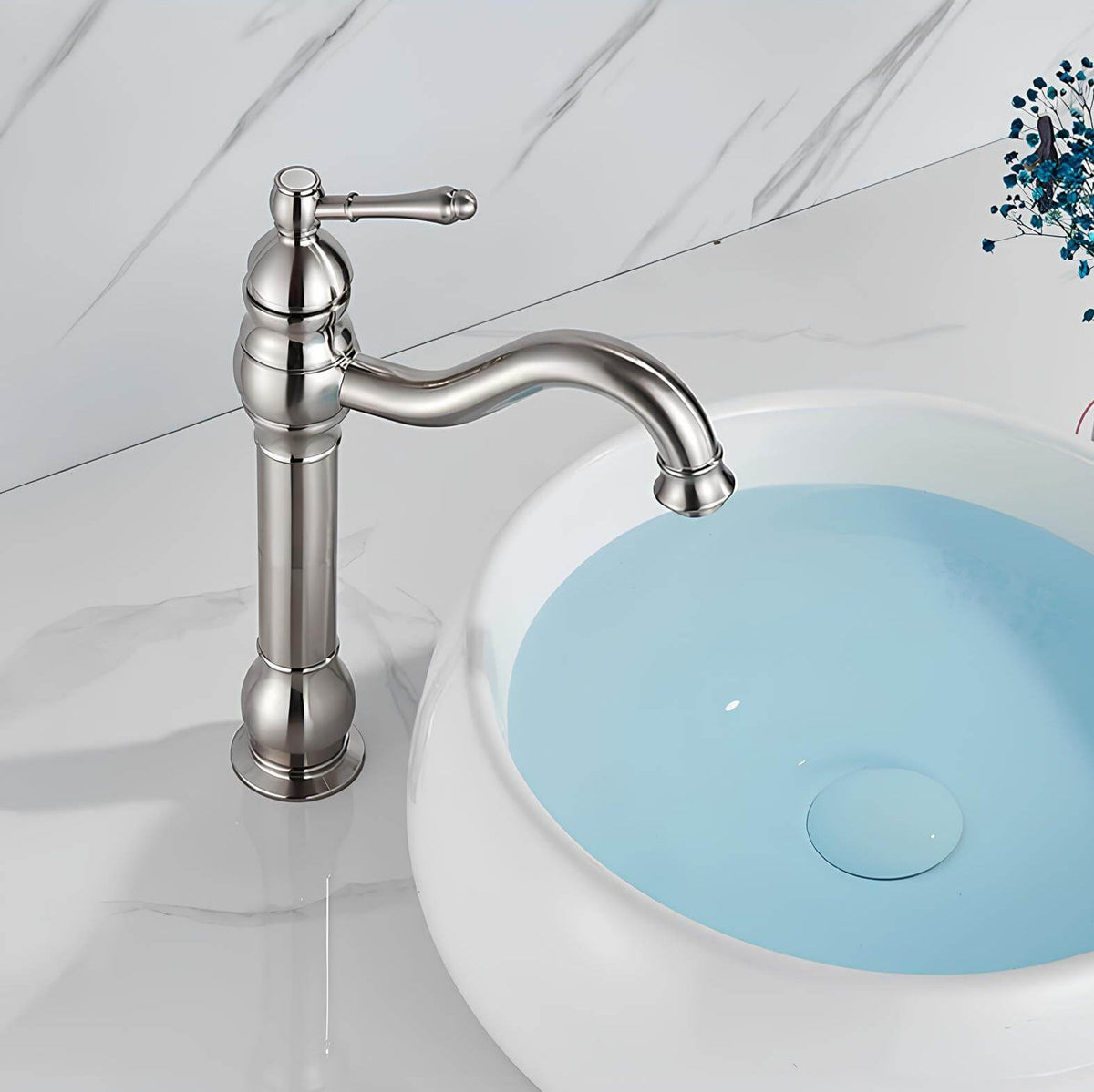 Robinet vasque finition vintage - Chrome
