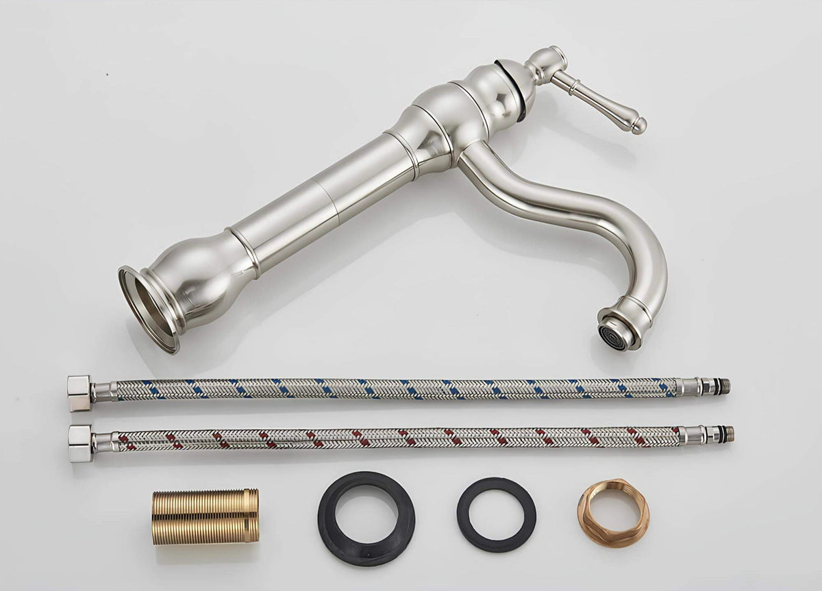 Robinet vasque finition vintage - Chrome