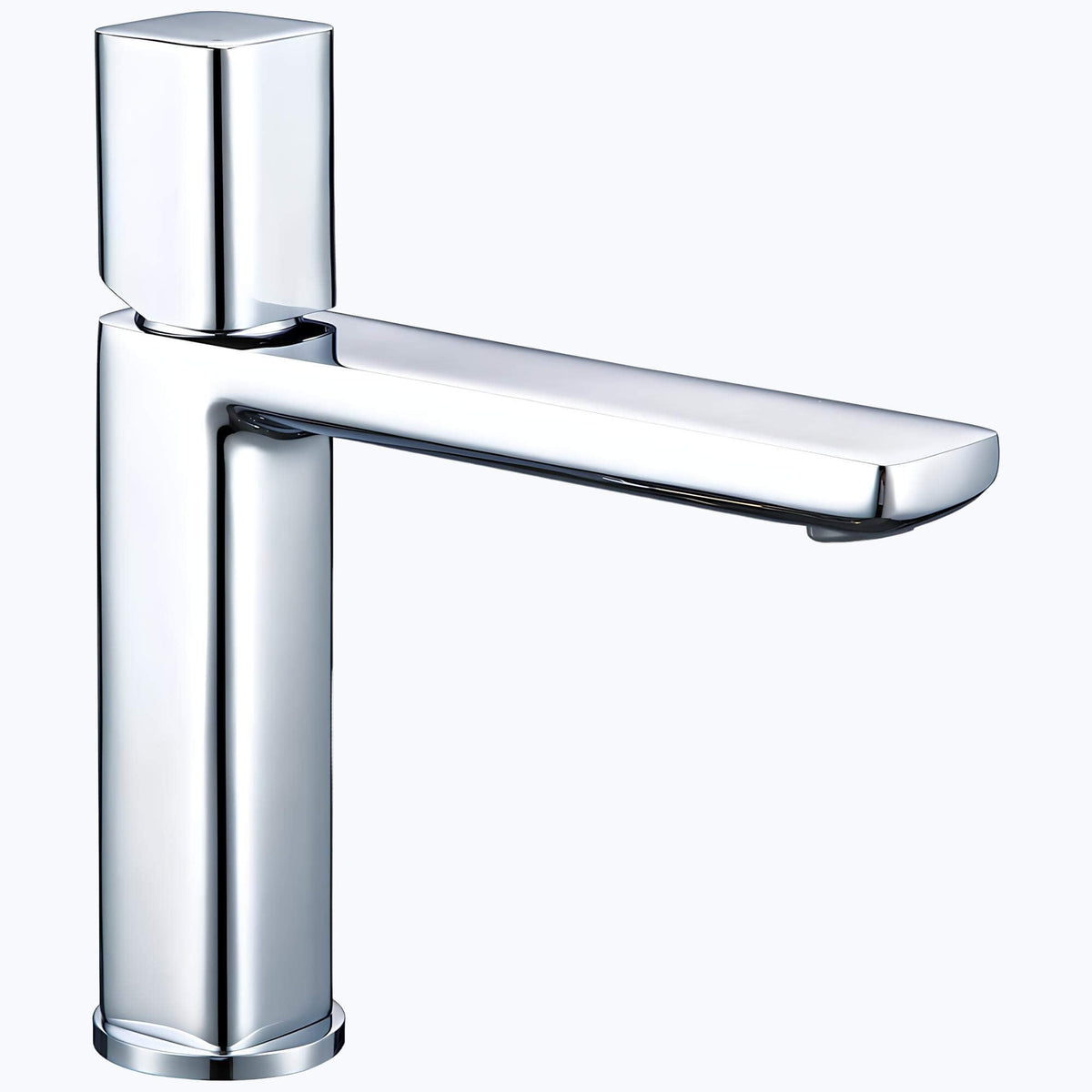 Robinet lavabo mitigeur en laiton - design moderne - Blanc