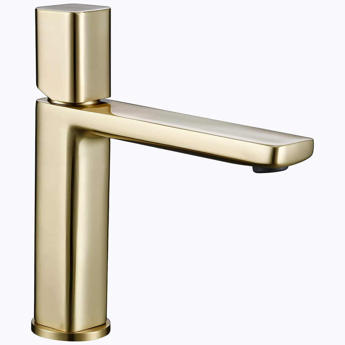 Robinet lavabo mitigeur en laiton - design moderne - Blanc