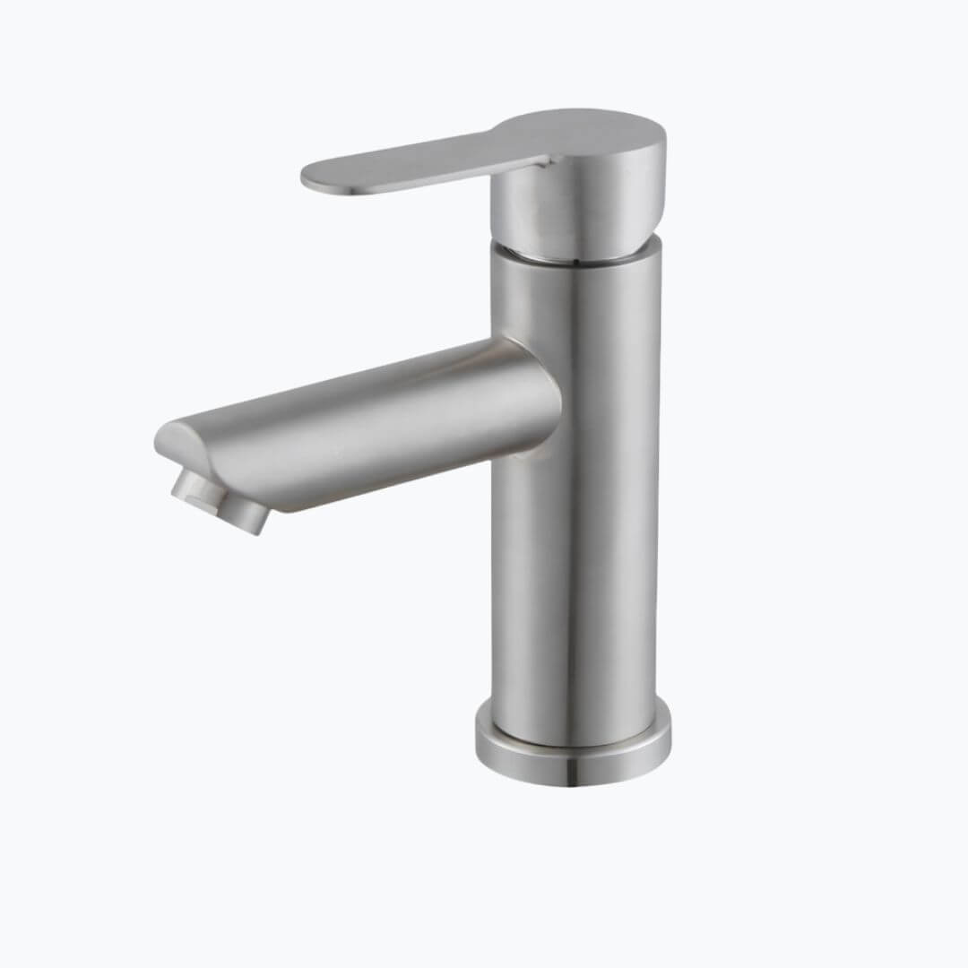 Robinet mitigeur - Inox - Gris clair
