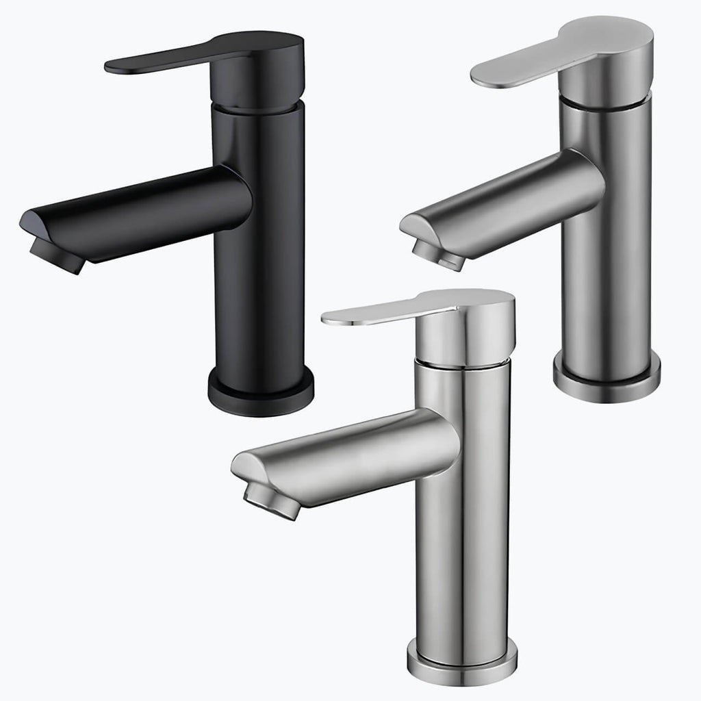 Robinet mitigeur - Inox - Gris clair