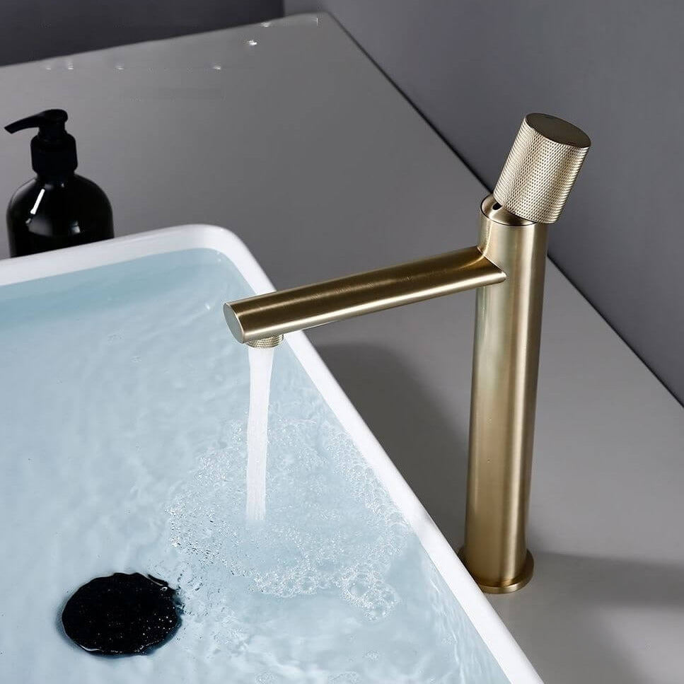 Robinet vasque salle de bain - Design - Noir/Rose