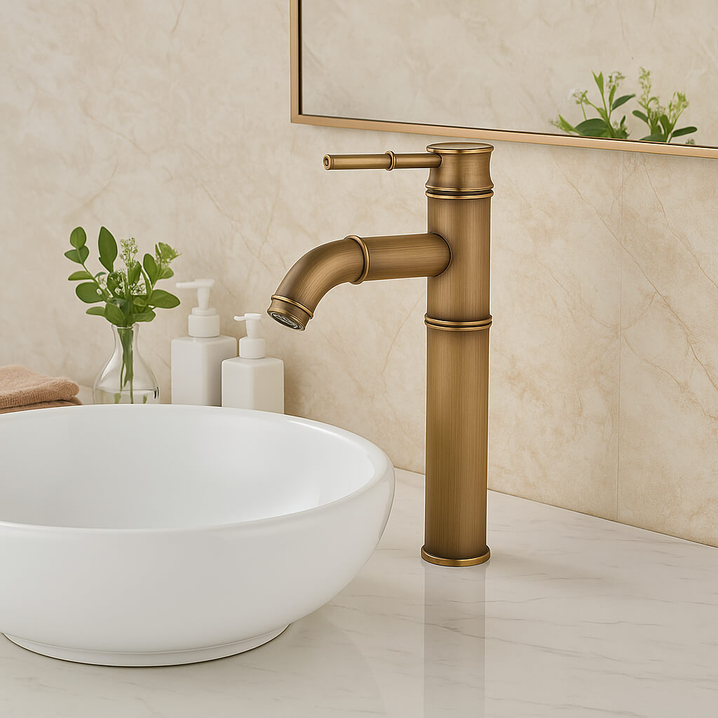 Robinet vasque style bambou - Petit