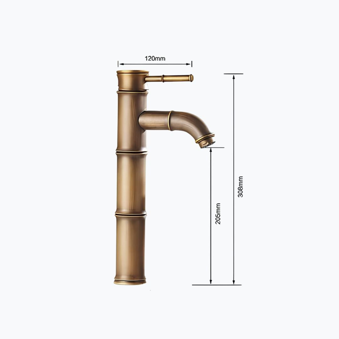 Robinet vasque style bambou - Petit