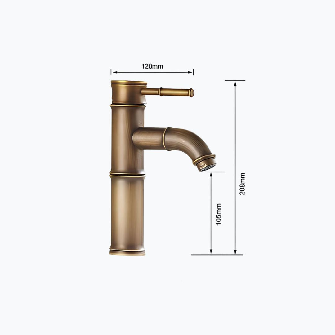 Robinet vasque style bambou - Petit