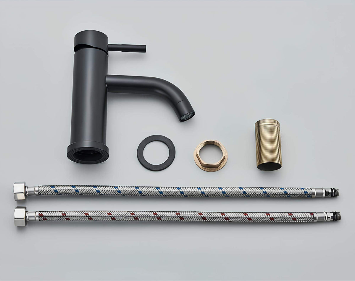 Robinet pour lavabo moderne - Noir