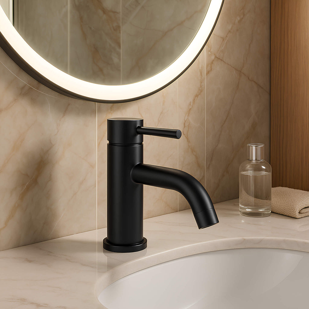 Robinet pour lavabo moderne - Noir