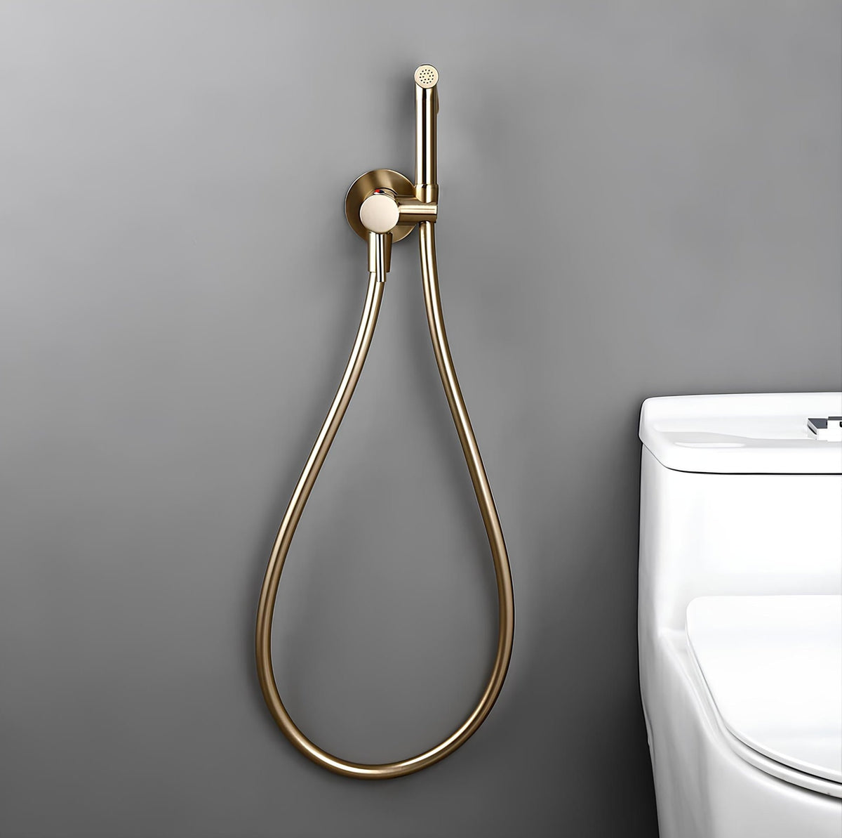 Douchette WC en laiton - Or