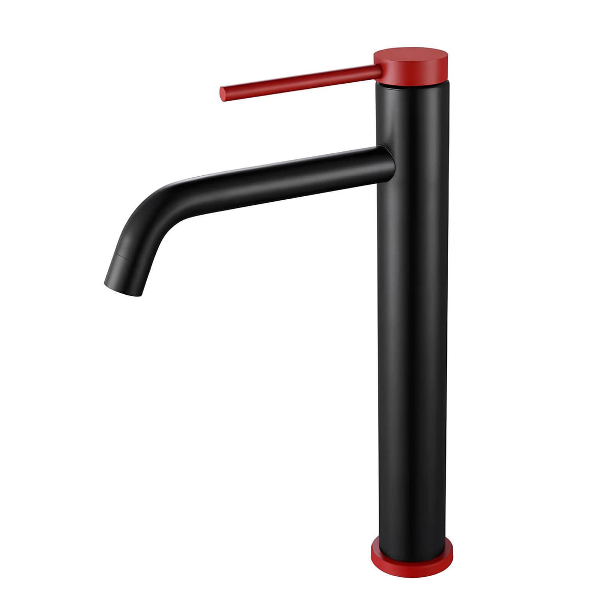 Robinet mitigeur inox - design brossé, bec arrondi - Compact