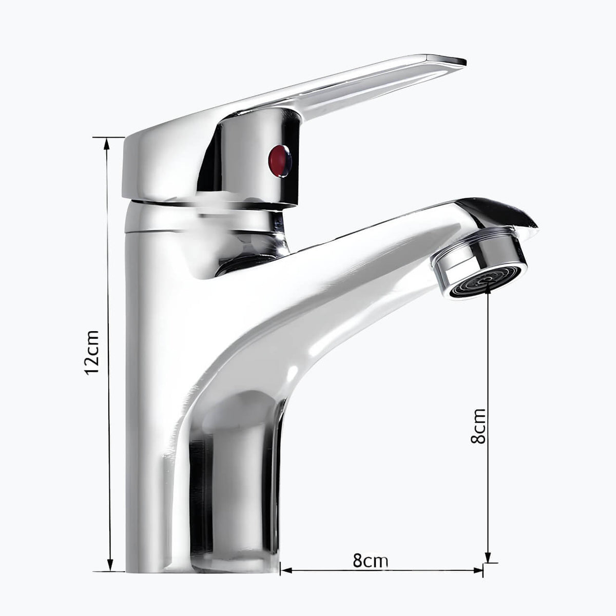 Robinet mitigeur lavabo - finition chrome - Chrome